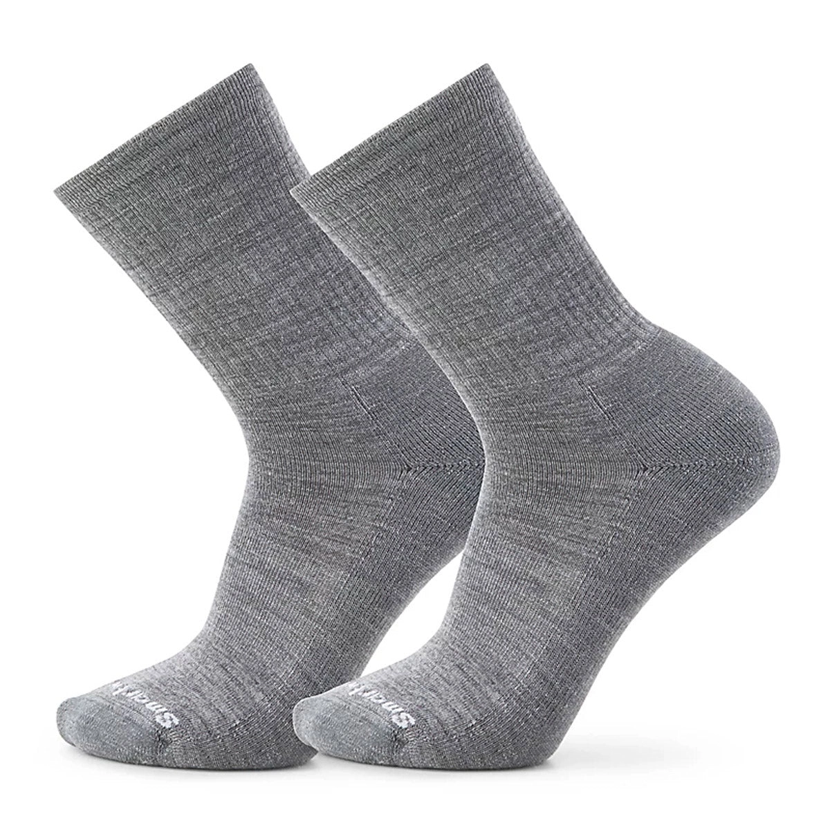 Men's Everyday Solid Rib Crew Socks 2 Pack