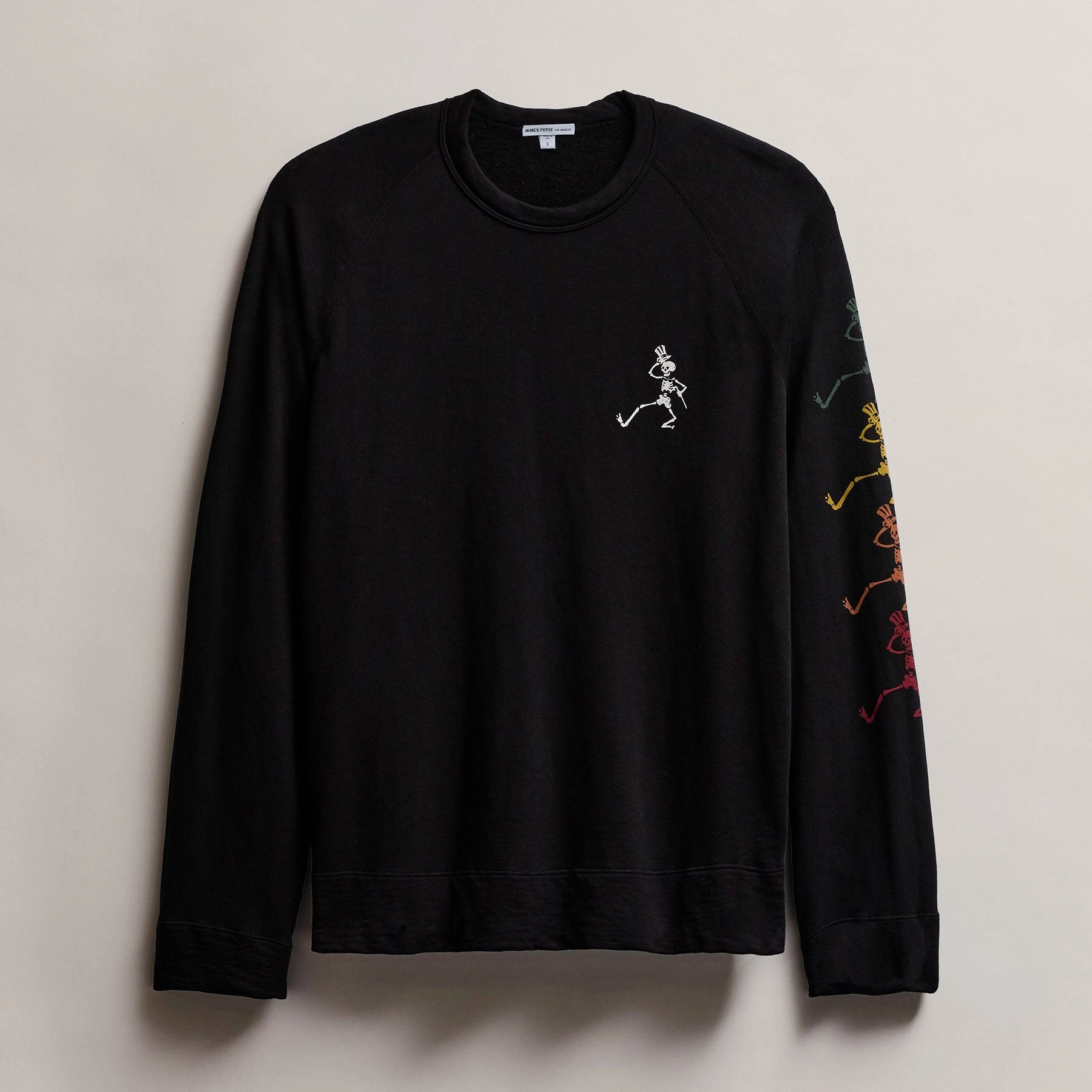 Men's Grateful Dead Dancing Skeleton Sweatshirt - Black