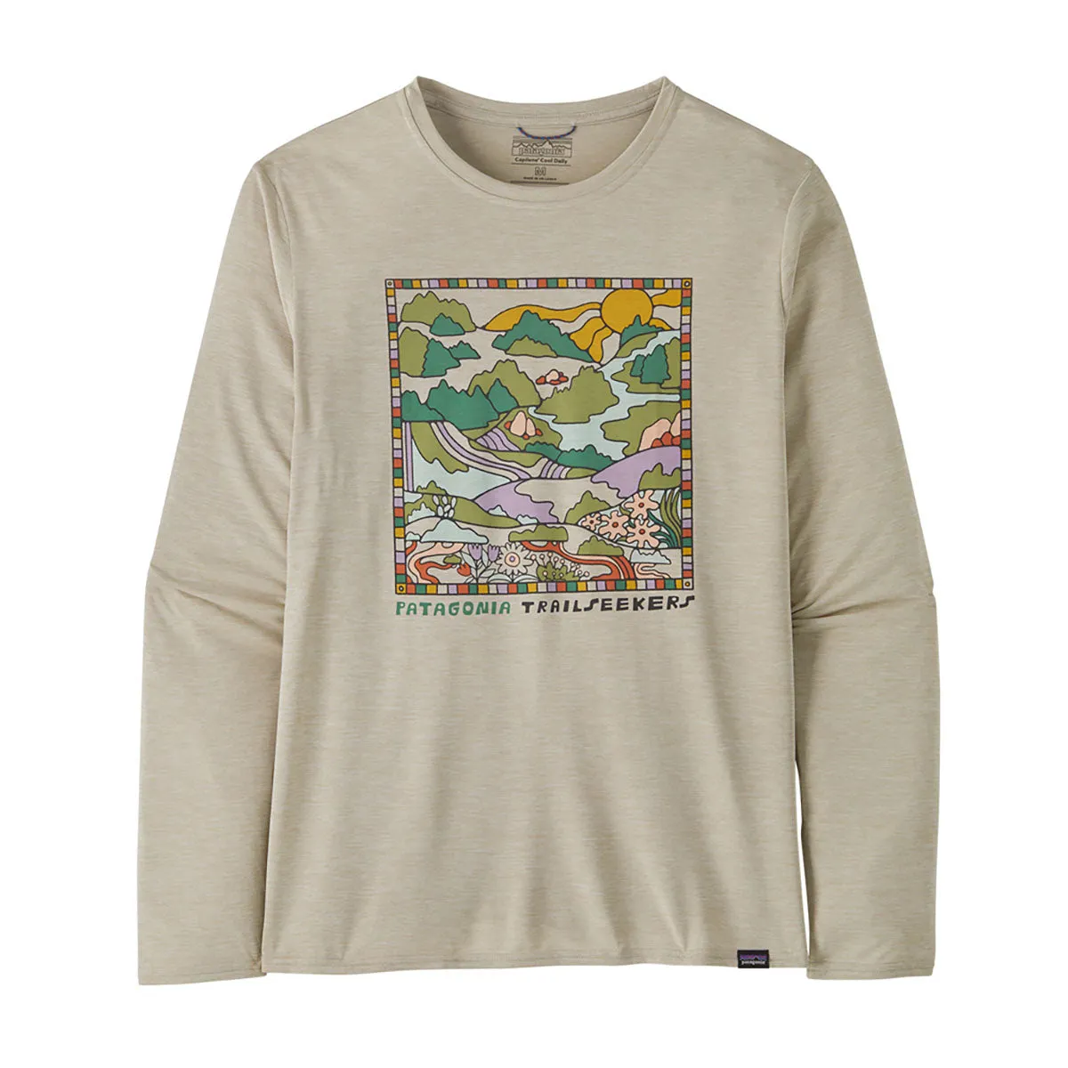 Men's Long-Sleeved Capilene Cool Daily Graphic Shirt - Lands