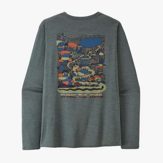 Men's Long-Sleeved Capilene Cool Daily Graphic Shirt - Lands