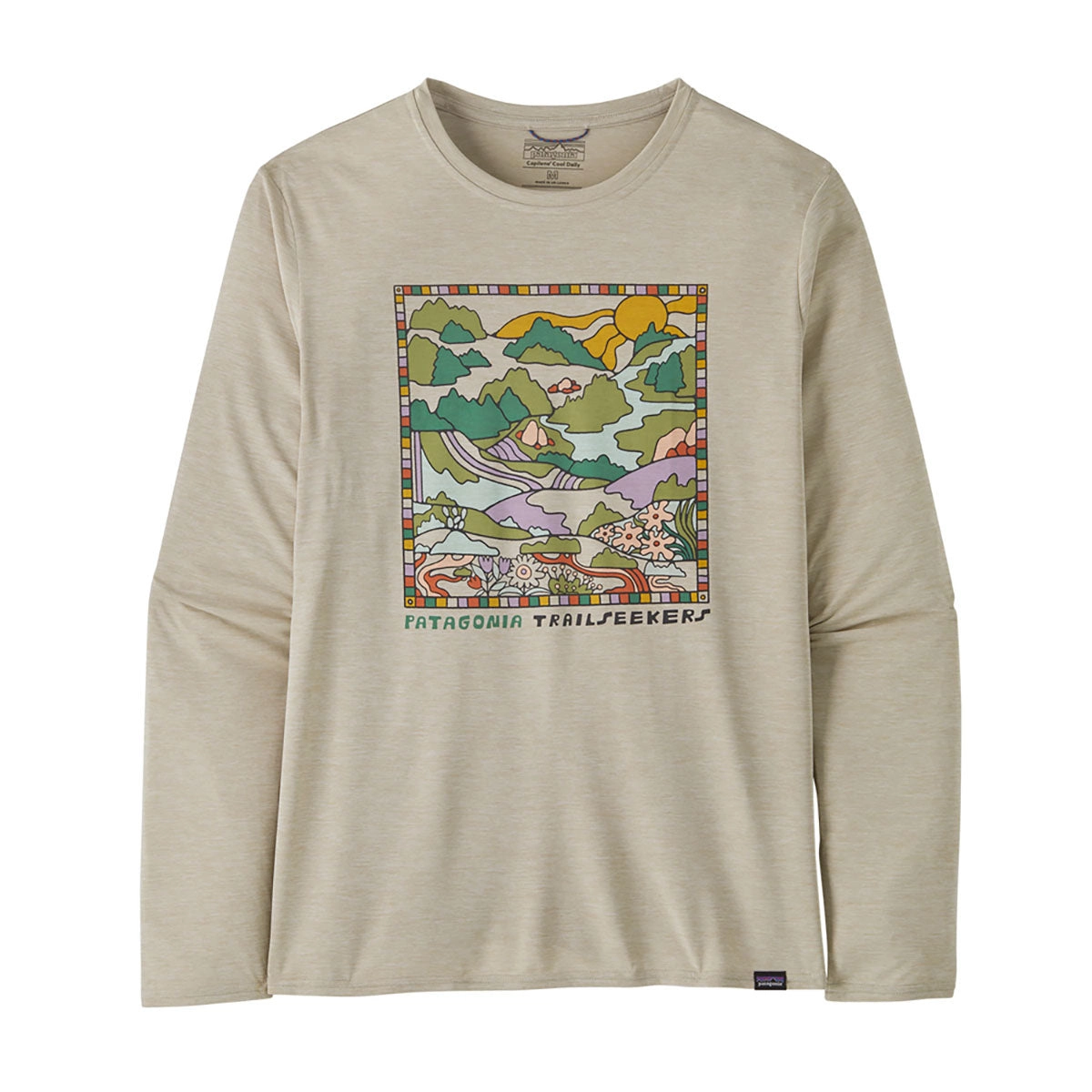 Men's Long-Sleeved Capilene Cool Daily Graphic Shirt - Lands