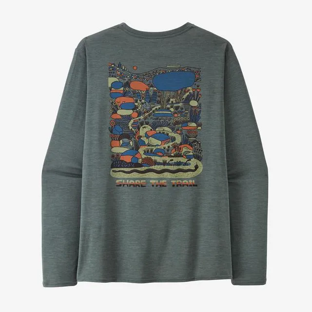 Men's Long-Sleeved Capilene Cool Daily Graphic Shirt - Lands