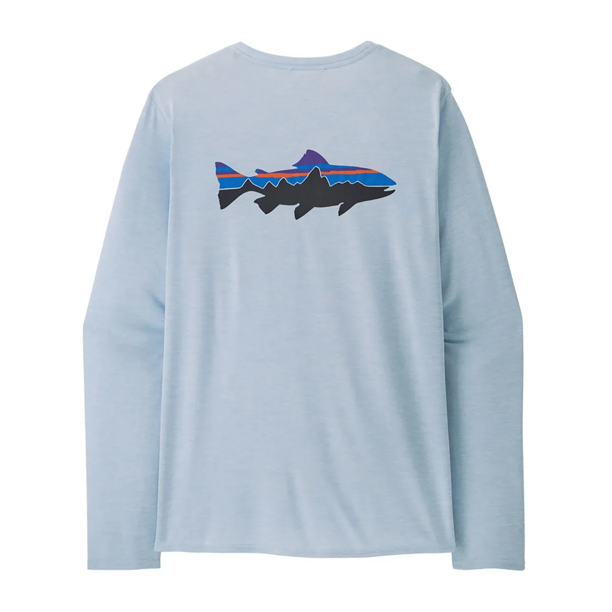 Men's Long-Sleeved Capilene Cool Daily Graphic Shirt - Waters