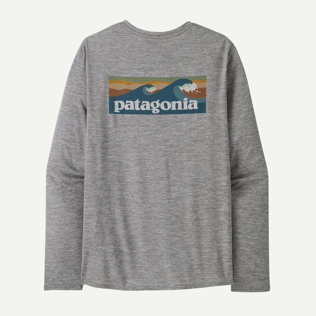 Men's Long-Sleeved Capilene Cool Daily Graphic Shirt - Waters