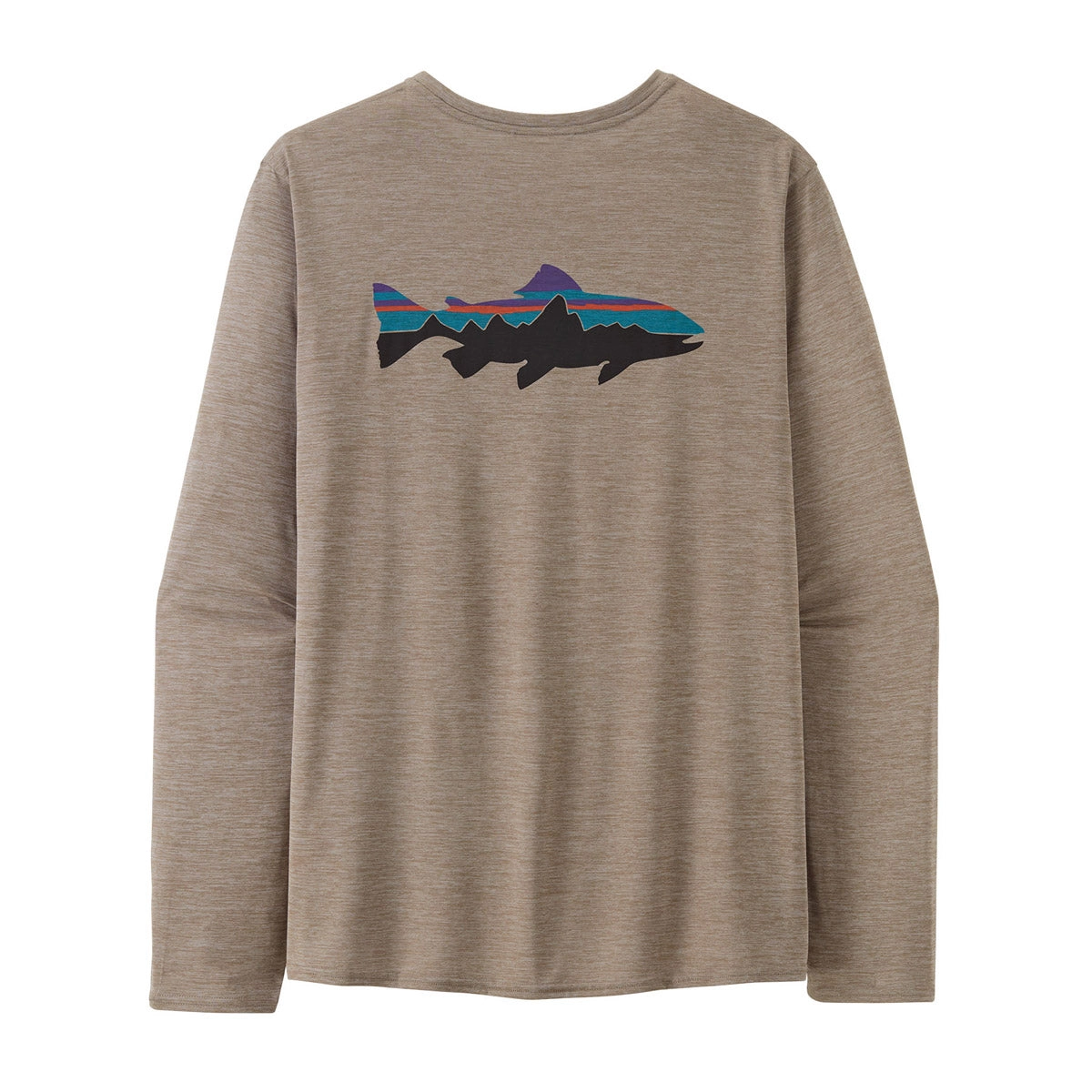 Men's Long-Sleeved Capilene Cool Daily Graphic Shirt - Waters