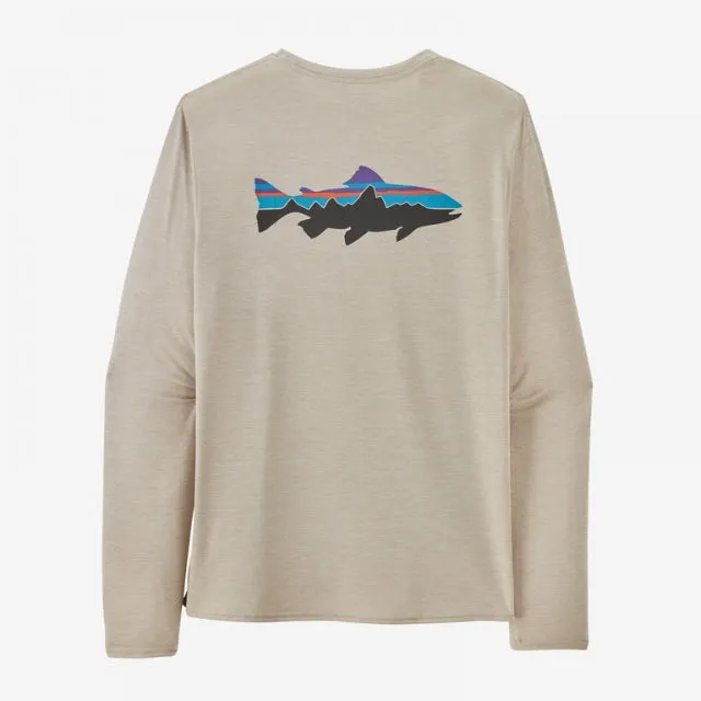 Men's Long-Sleeved Capilene Cool Daily Graphic Shirt - Waters