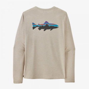 Men's Long-Sleeved Capilene Cool Daily Graphic Shirt - Waters