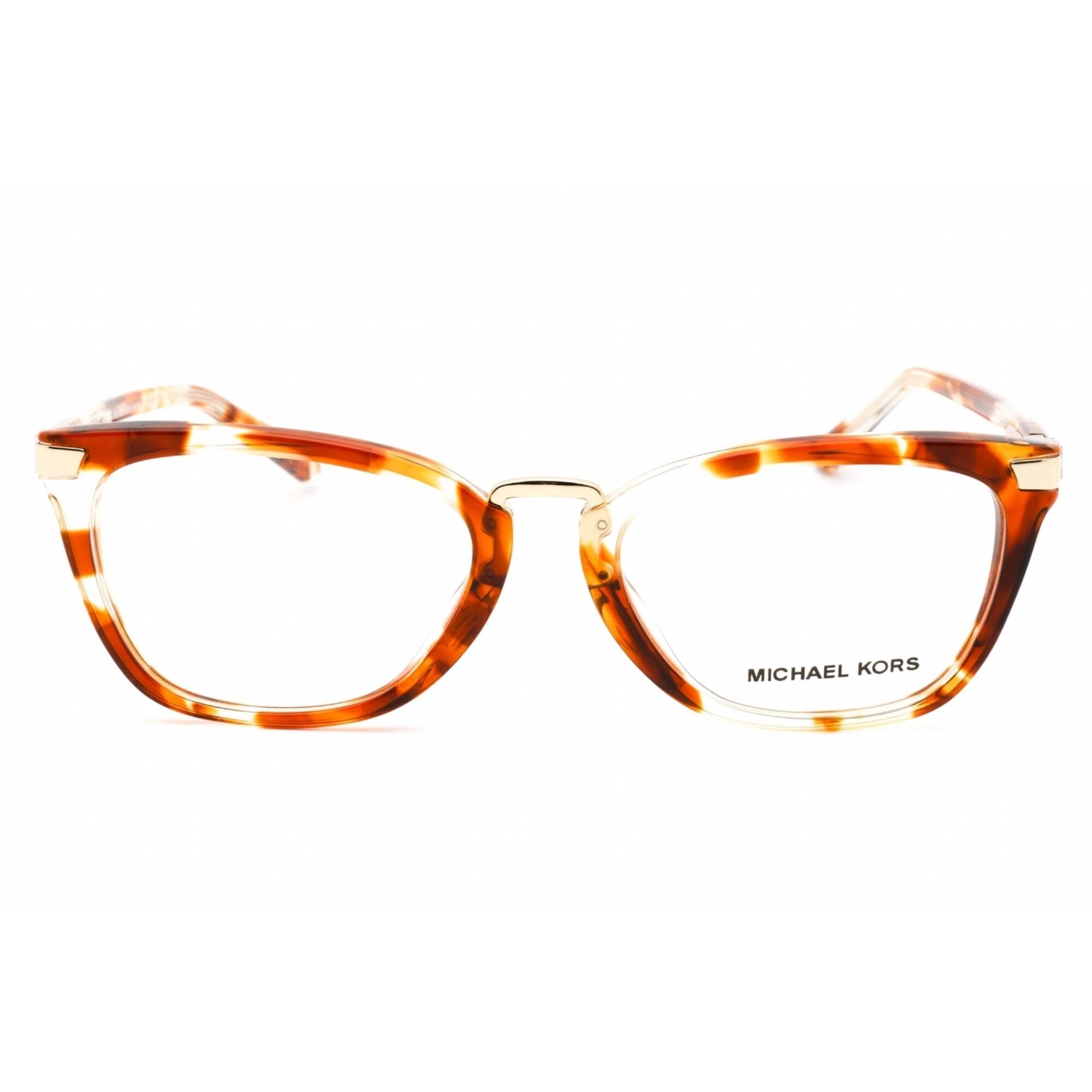 Michael Kors Women's Eyeglasses - Crystal Tortoise Rectangular Frame | 0MK4066 3776