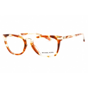 Michael Kors Women's Eyeglasses - Crystal Tortoise Rectangular Frame | 0MK4066 3776