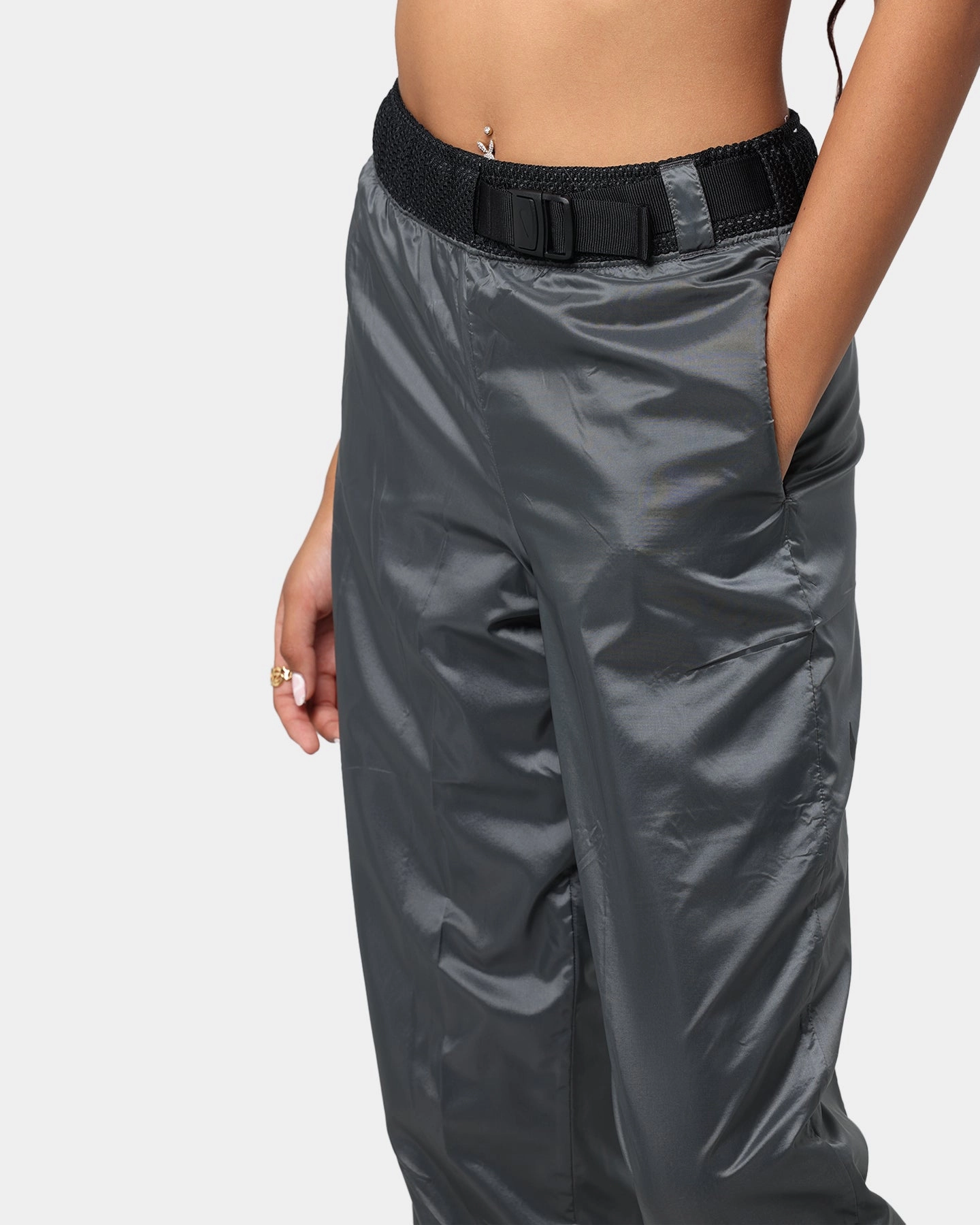 Nike Womens NSW Tech Pants Black/Iron Grey