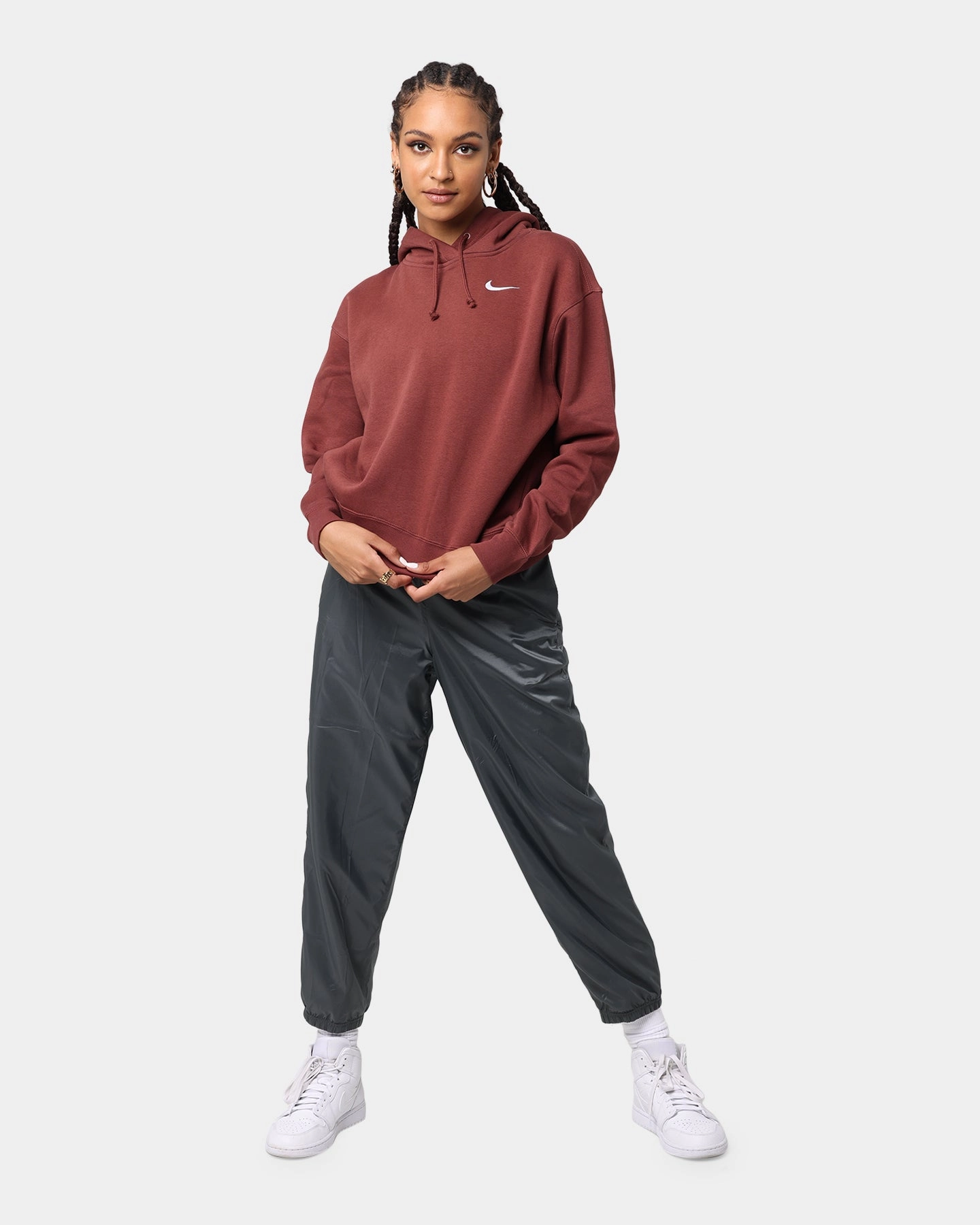 Nike Womens NSW Tech Pants Black/Iron Grey