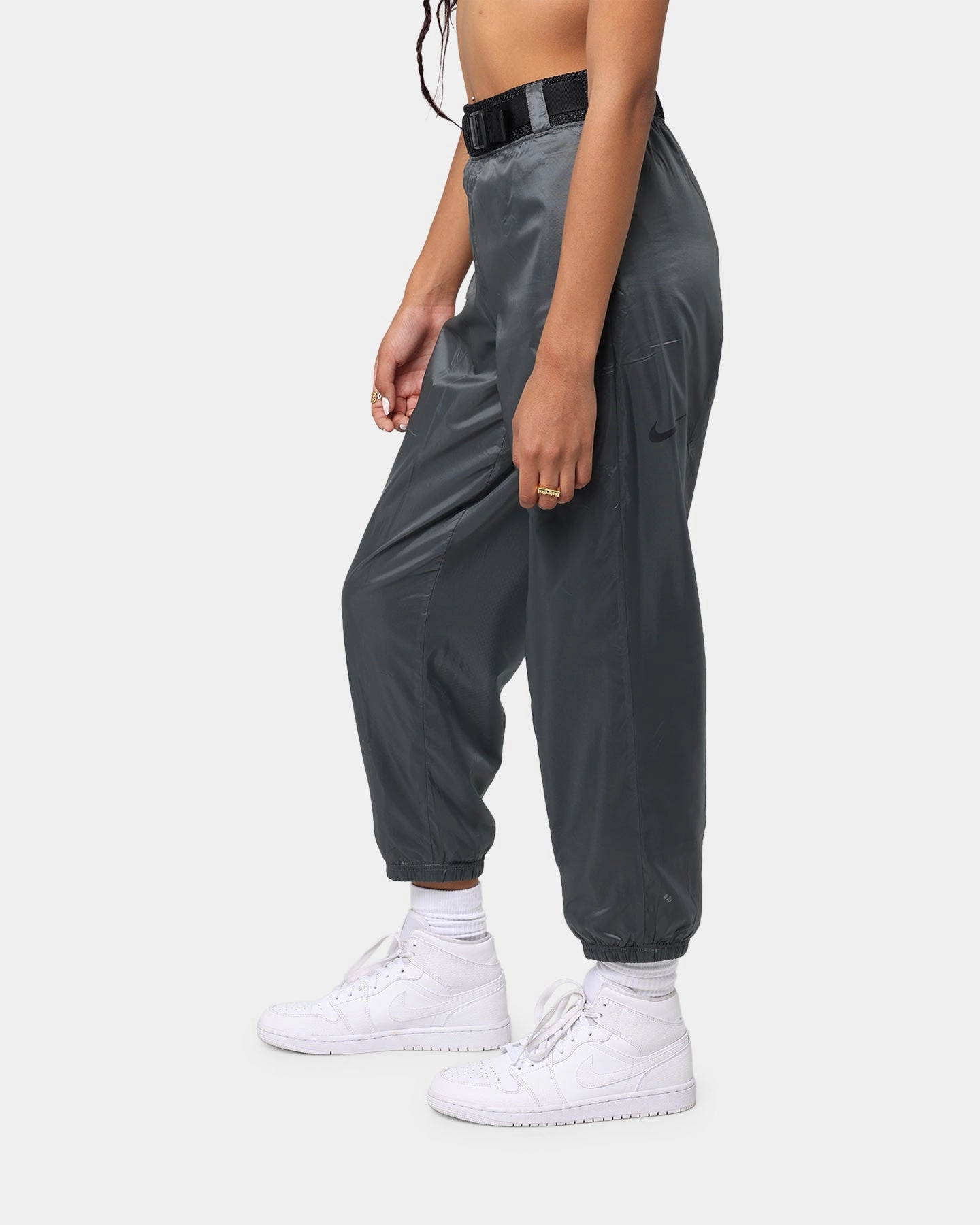Nike Womens NSW Tech Pants Black/Iron Grey