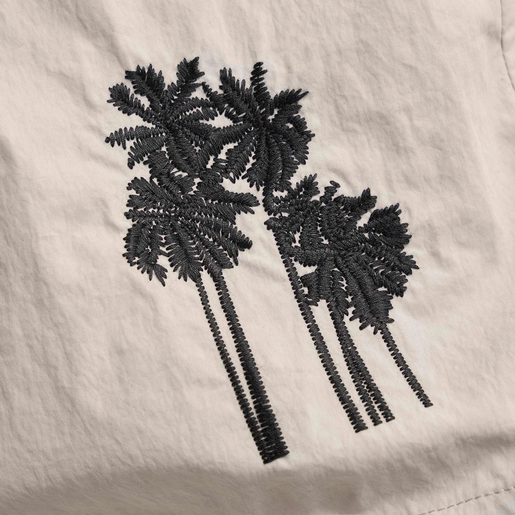 Palm Embriodered Boardshort - Salt
