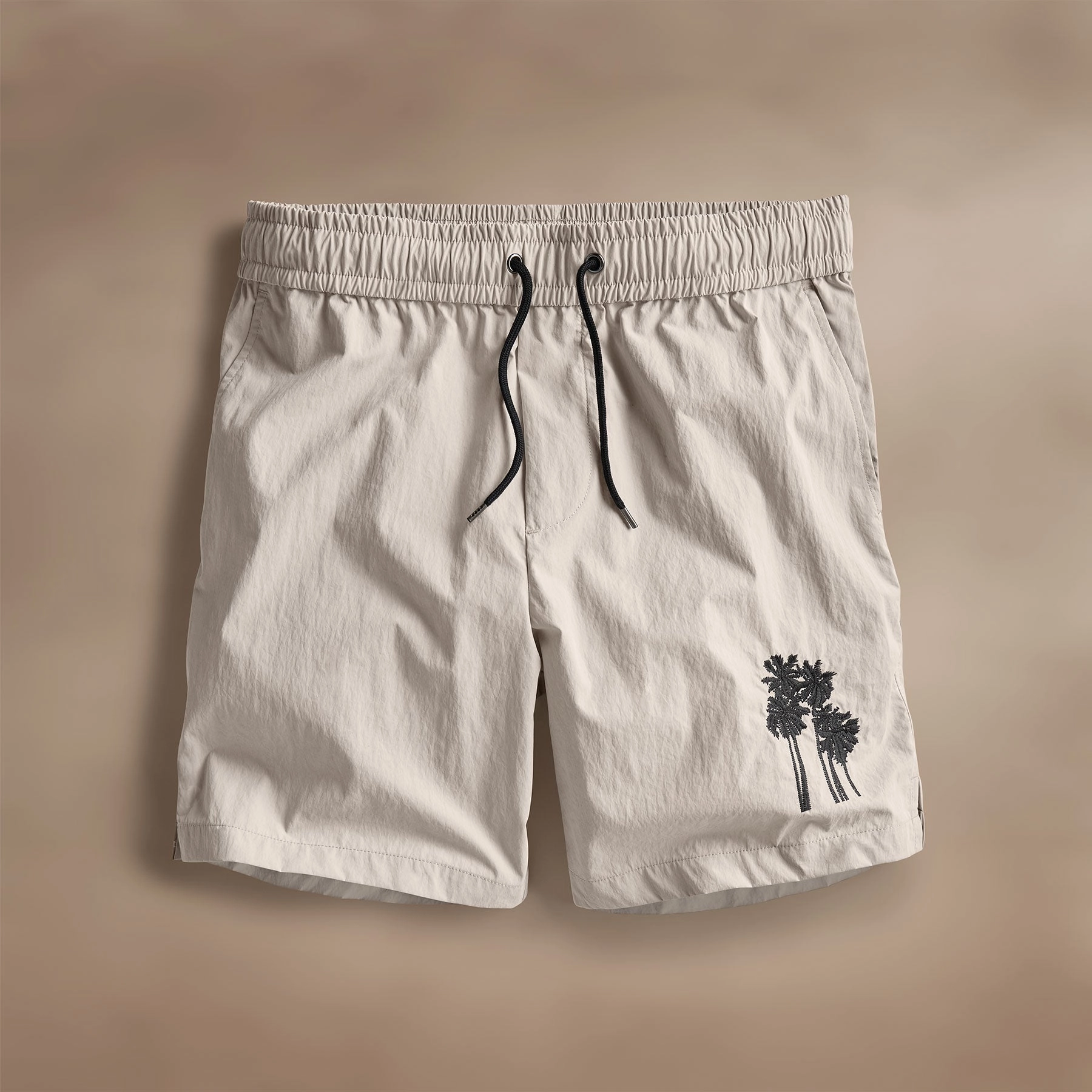 Palm Embriodered Boardshort - Salt