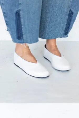 Patent Fu Kung Slippers - White