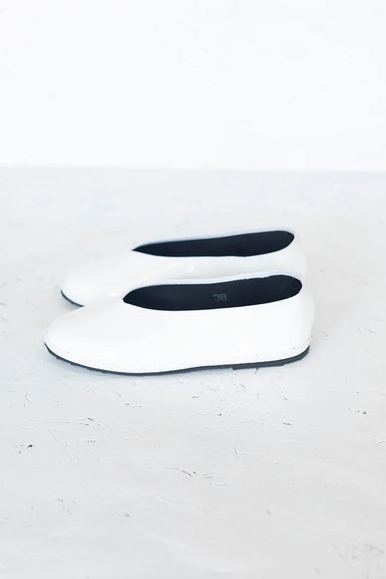 Patent Fu Kung Slippers - White