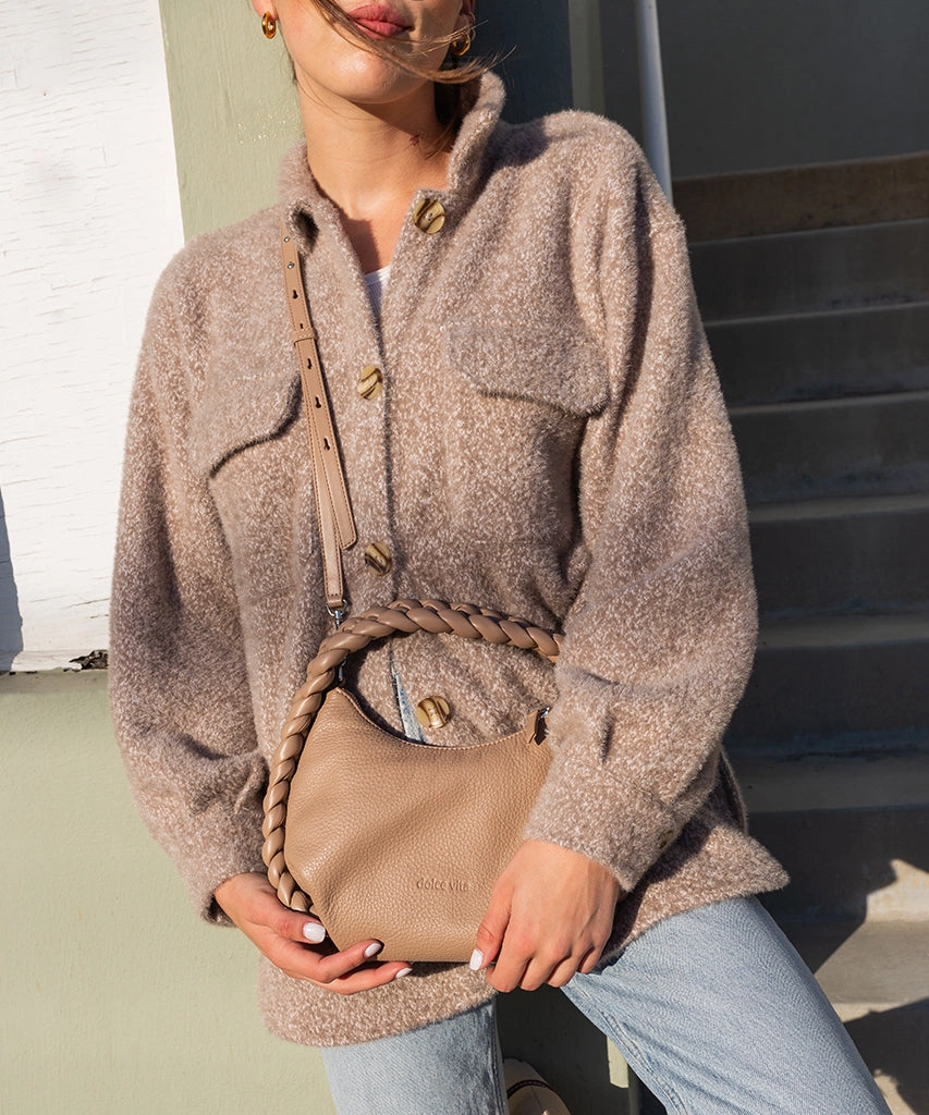 PIPPA CROSSBODY BAG CAFE LEATHER