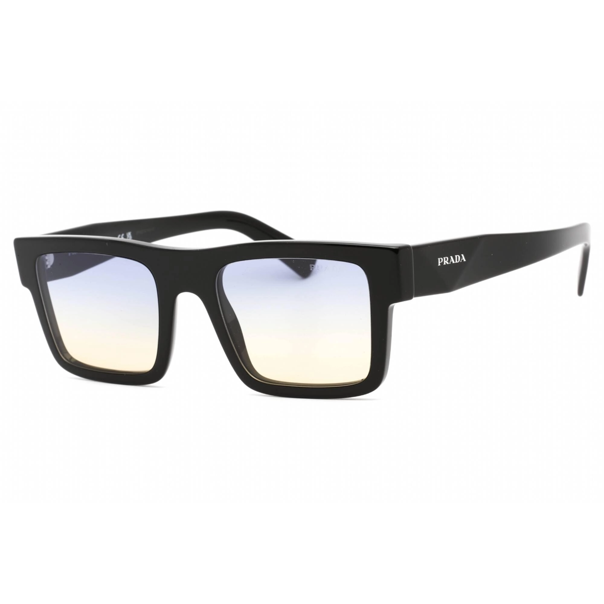 Prada Women's Sunglasses - Black Plastic Rectangular Shape Frame | 0PR 19WS 1AB06Z