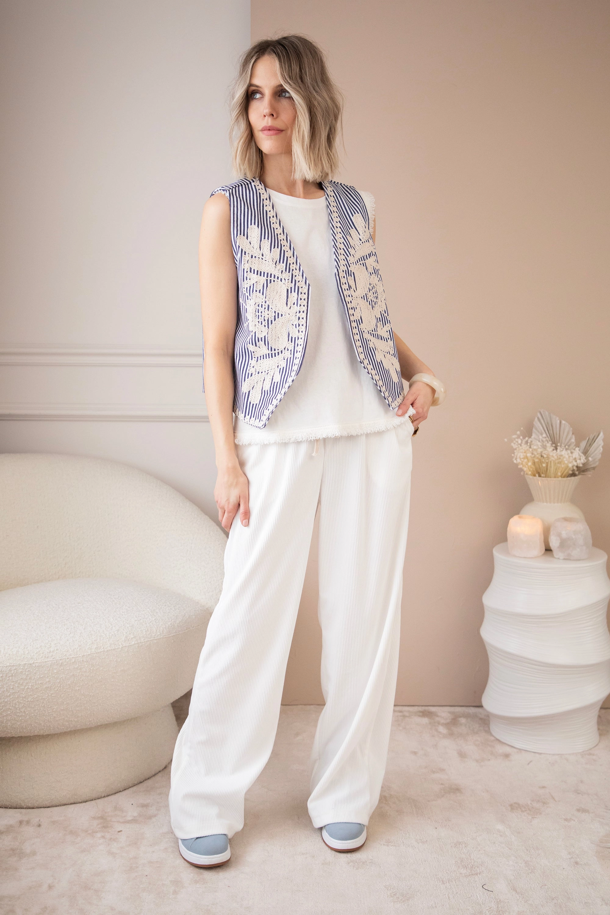 Ribby Ray Cream - Broek