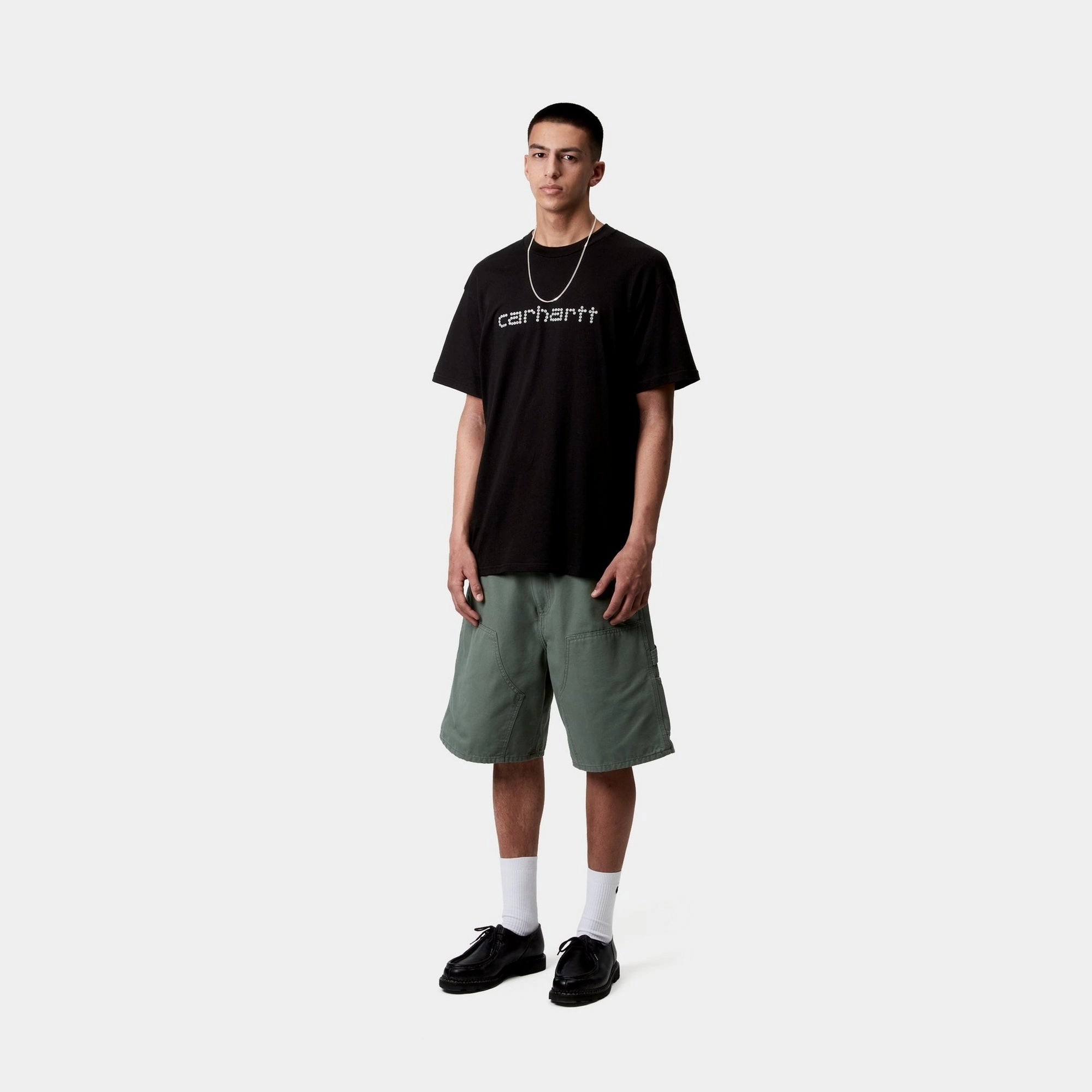 Rivet Script T-Shirt | Black