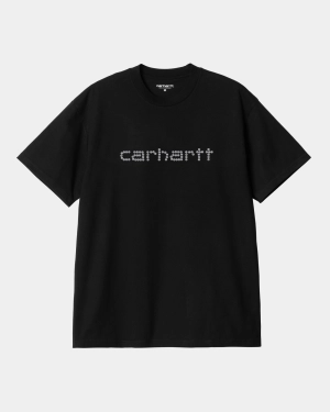 Rivet Script T-Shirt | Black