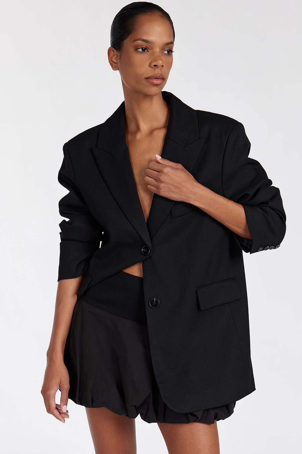 RUEBEN BLACK MINI SKIRT
