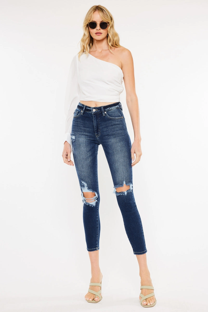 Serena High Rise Ankle Skinny Jeans