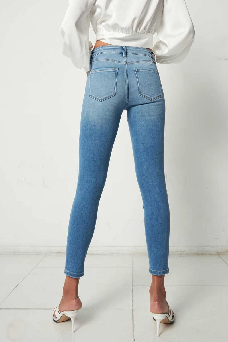 Serena High Rise Ankle Skinny Jeans