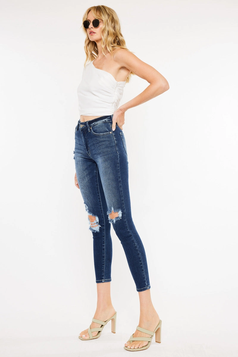 Serena High Rise Ankle Skinny Jeans
