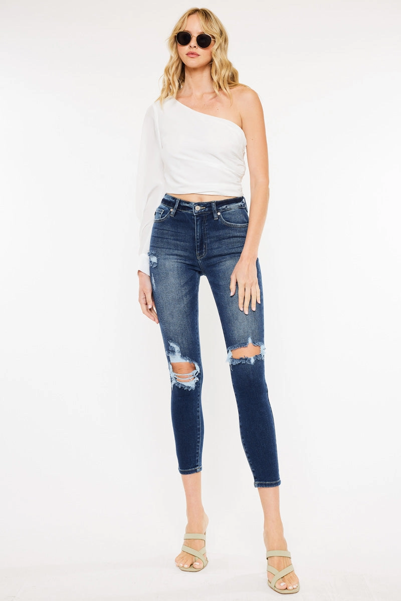 Serena High Rise Ankle Skinny Jeans