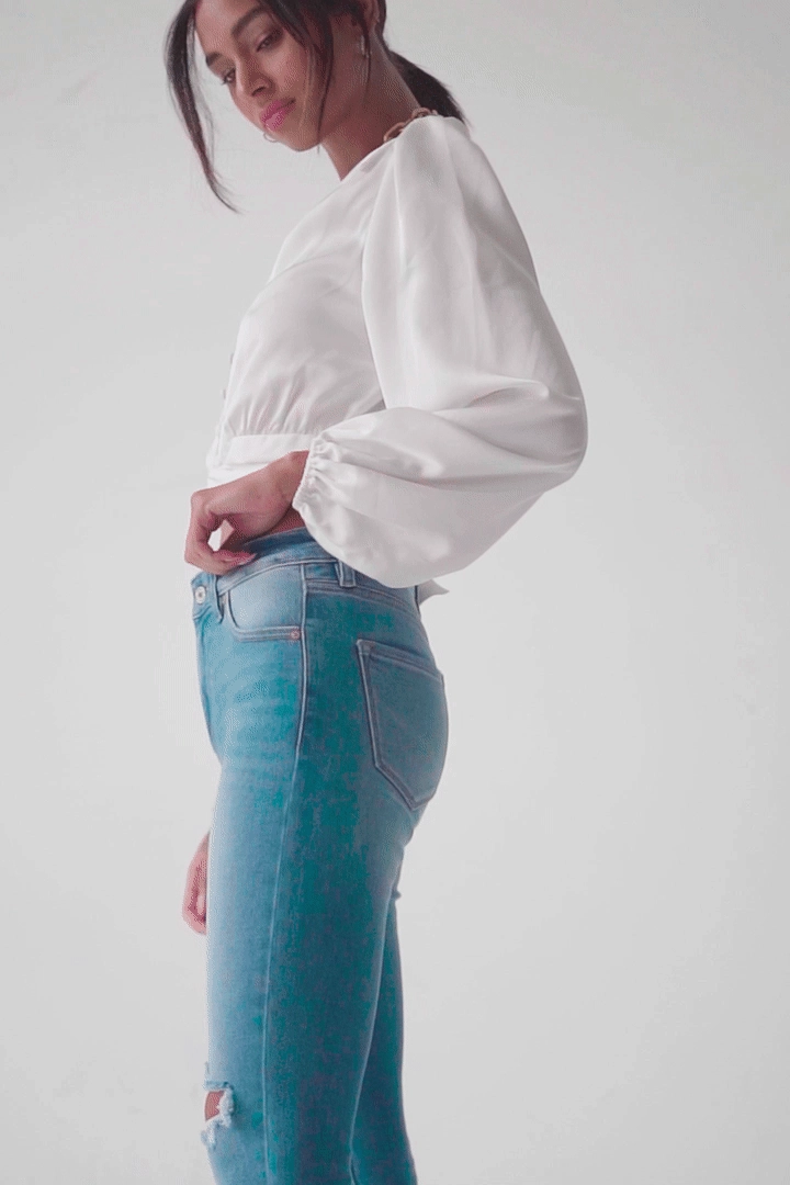 Serena High Rise Ankle Skinny Jeans