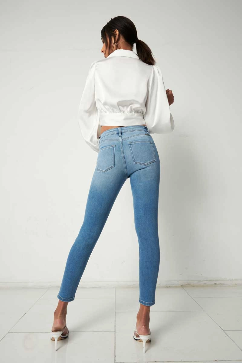 Serena High Rise Ankle Skinny Jeans