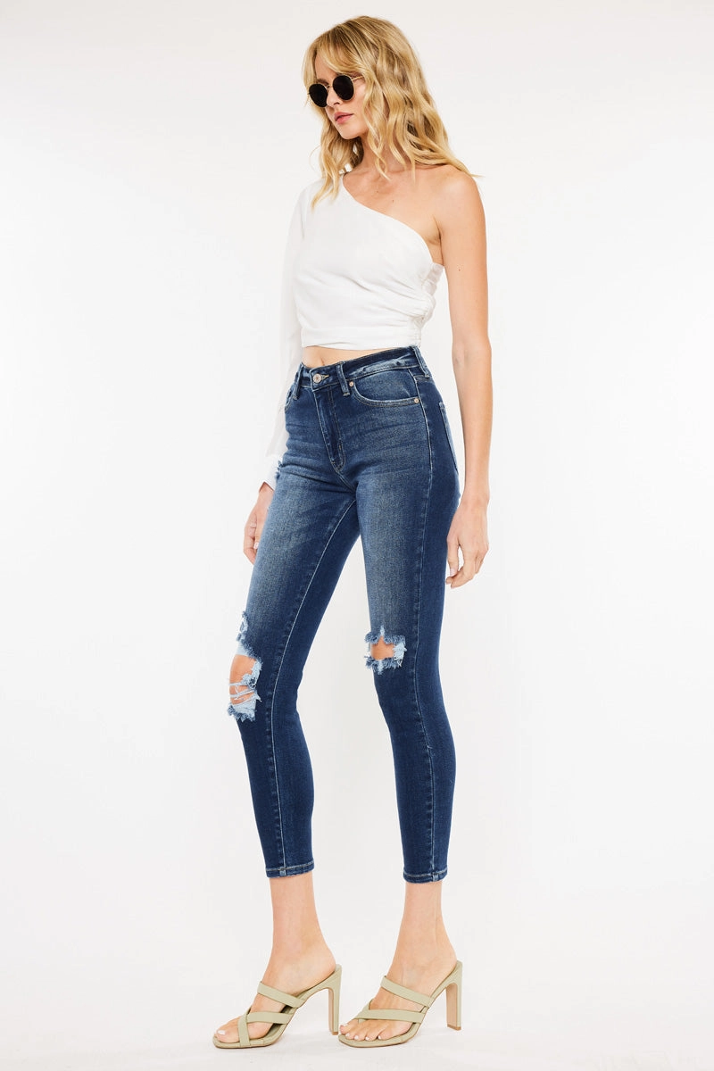 Serena High Rise Ankle Skinny Jeans