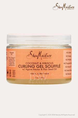 SHEA MOISTURE COCONUT & HIBISCUS CURLING GEL SOUFFLE 12oz