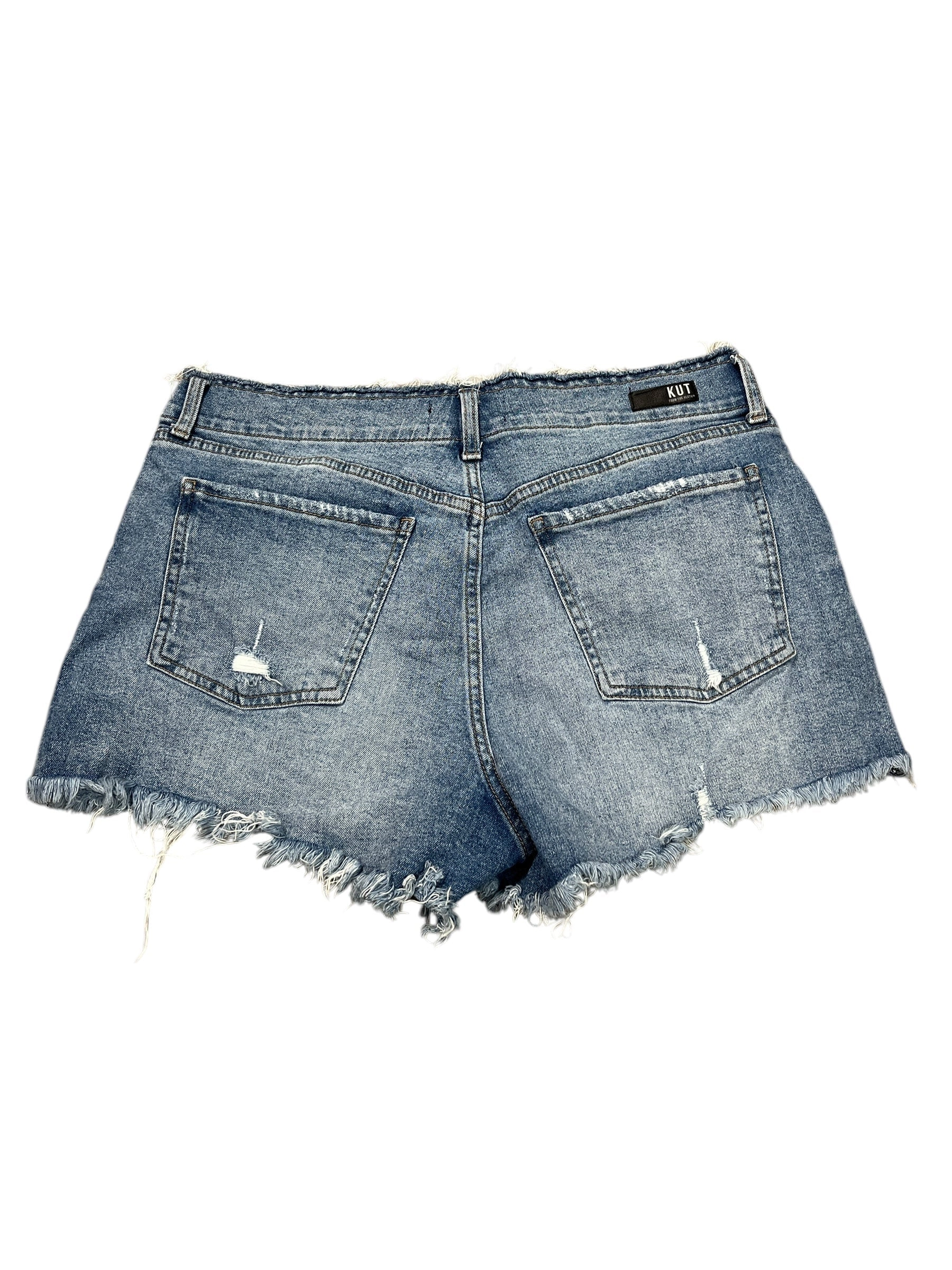 Shorts By Kut In Blue Denim, Size:Xl