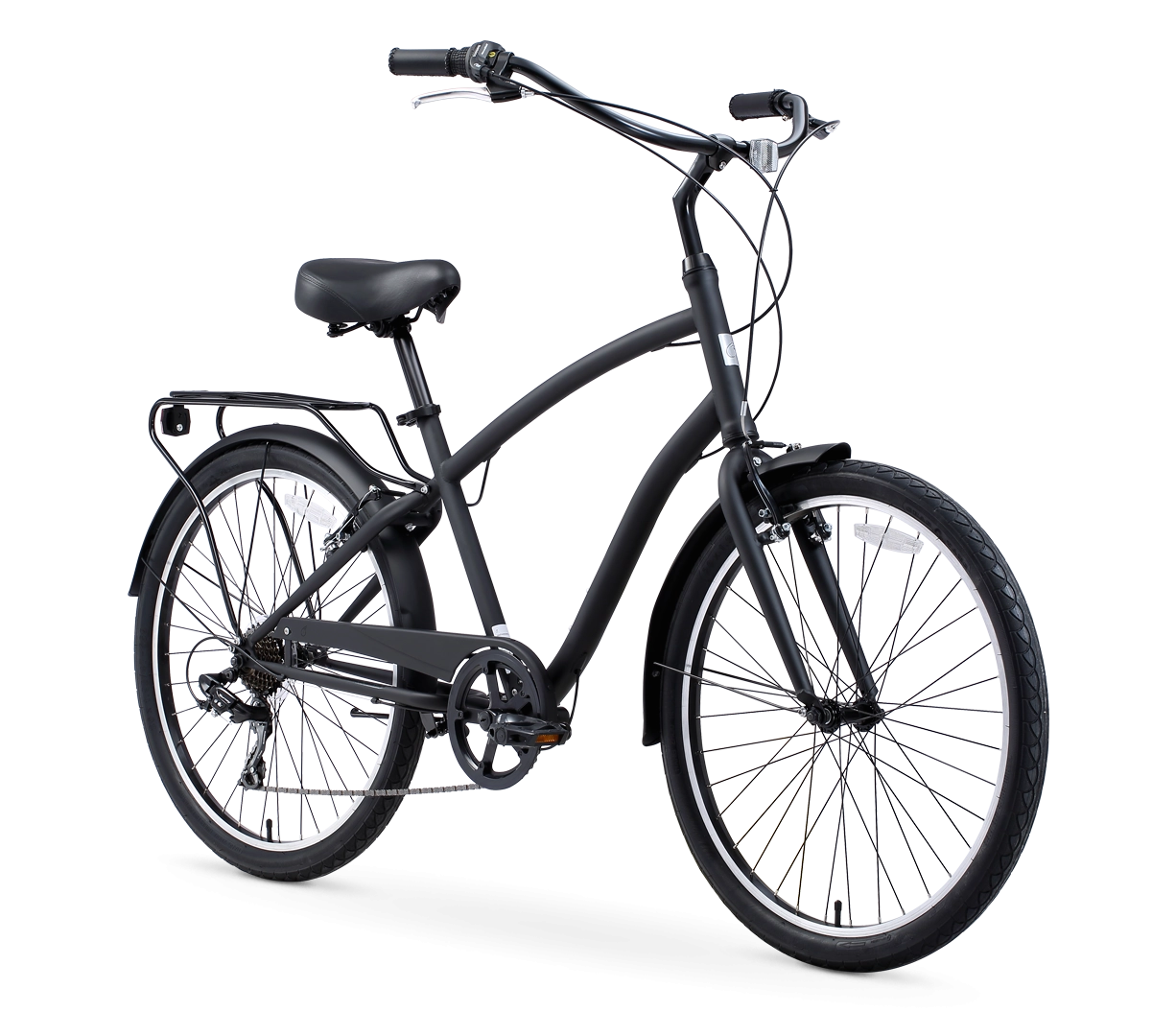 sixthreezero EVRYjourney Men's 26" 7 Speed Steel Touring Hybrid Bicycle