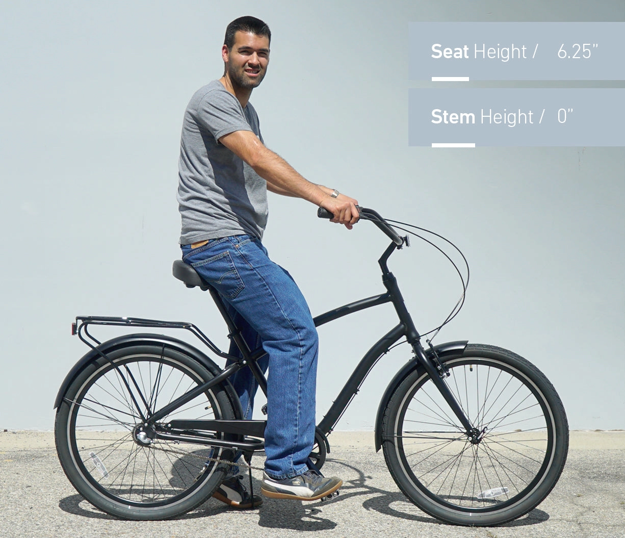 sixthreezero EVRYjourney Men's 26" 7 Speed Steel Touring Hybrid Bicycle