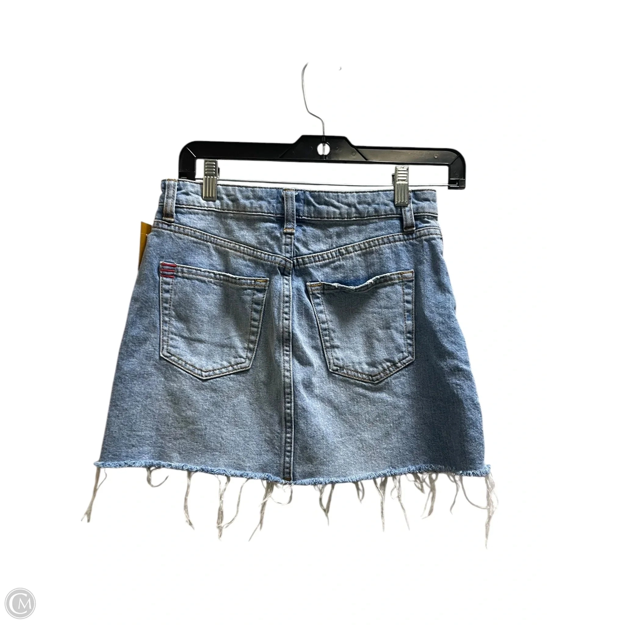 Skirt Mini & Short By Bdg In Blue Denim, Size: Xs