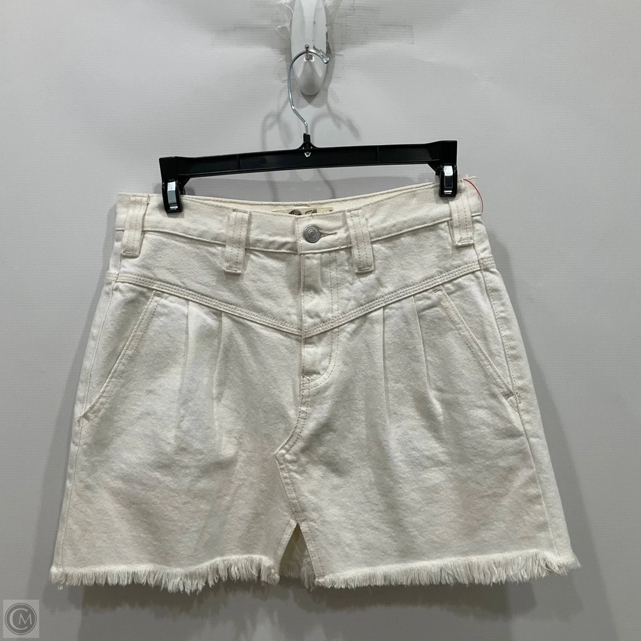 Skirt Mini & Short By We The Free In White Denim, Size: 4