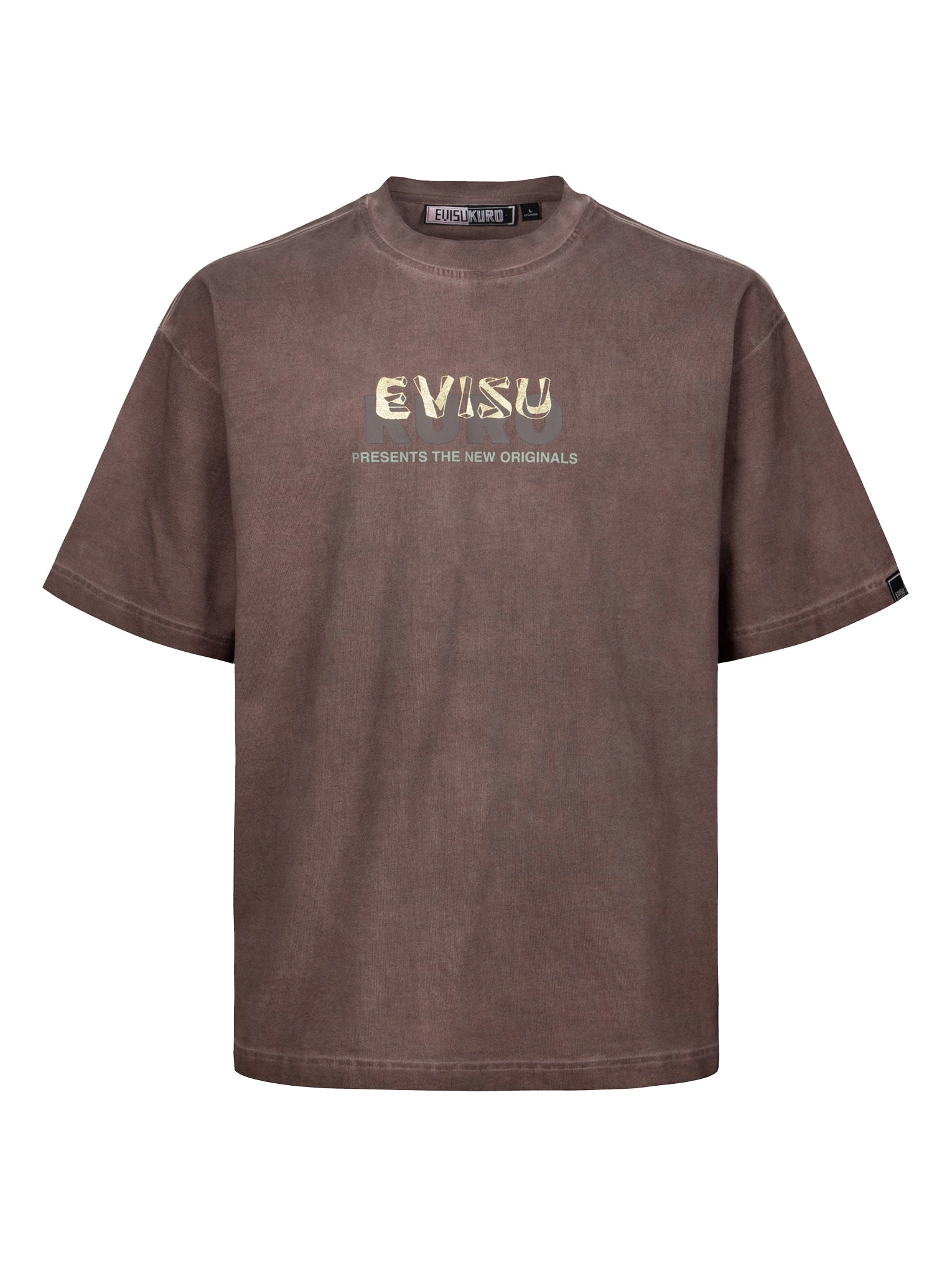 Spray Dyed Multi Logo Print Loose Fit T-shirt