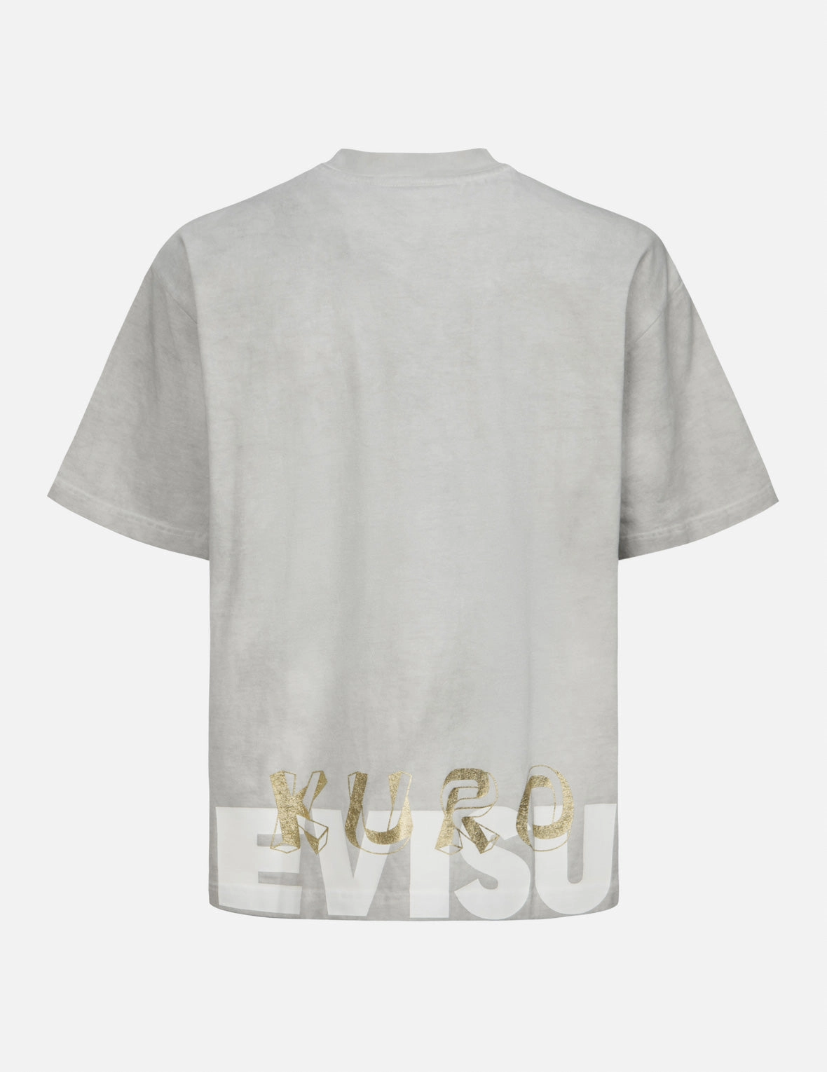 Spray Dyed Multi Logo Print Loose Fit T-shirt