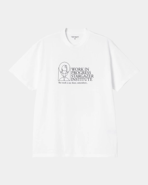 Stargazer T-Shirt | White / Black