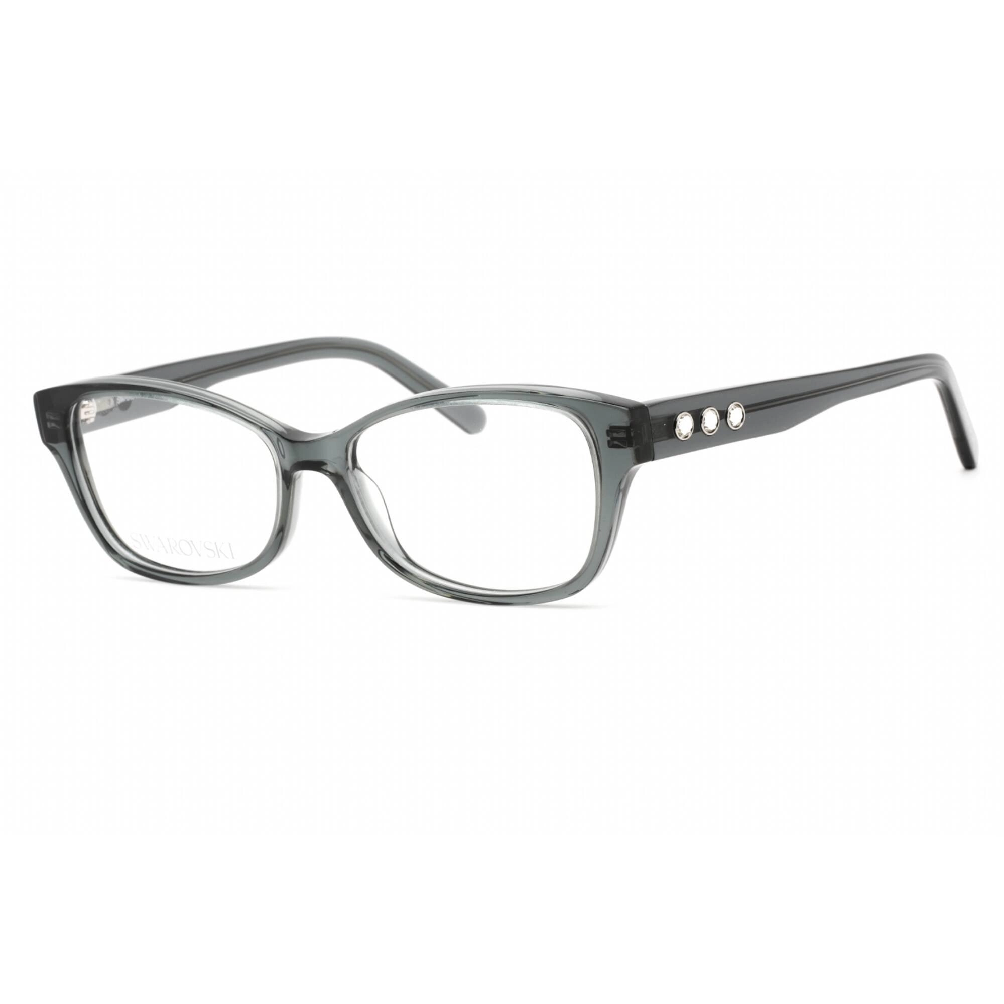 Swarovski Women's Eyeglasses - Clear Lens Cat Eye Grey Plastic Frame | SK5430 020
