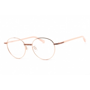 Swarovski Women's Eyeglasses - Full Rim Round Rose Gold Metal Frame | SK5424-H 033