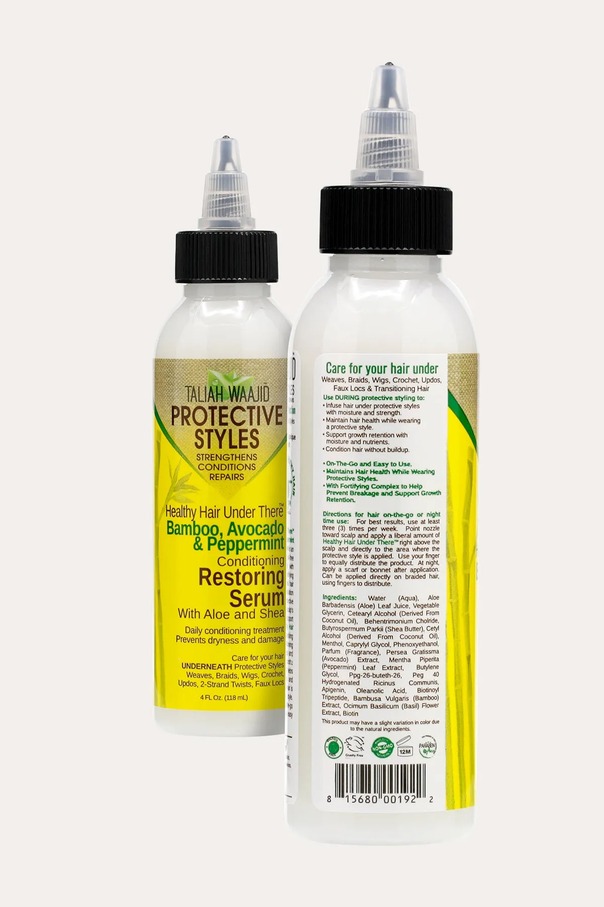 TALIAH WAAJID PROTECTIVE STYLES BAMBOO, AVOCADO & PEPPERMINT CONDITIONING RESTORING SERUM 4oz