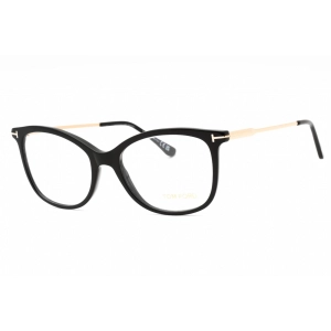 Tom Ford Women's Eyeglasses - Shiny Black Cat Eye Acetate Full Rim Frame | FT5510 001