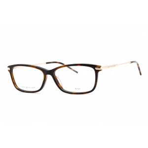Tommy Hilfiger Women's Eyeglasses - Havana Frame Clear Demo Lens | TH 1636 0086 00