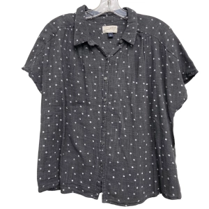 Top Sleeveless By Universal Thread In Polkadot Pattern, Size:Xl