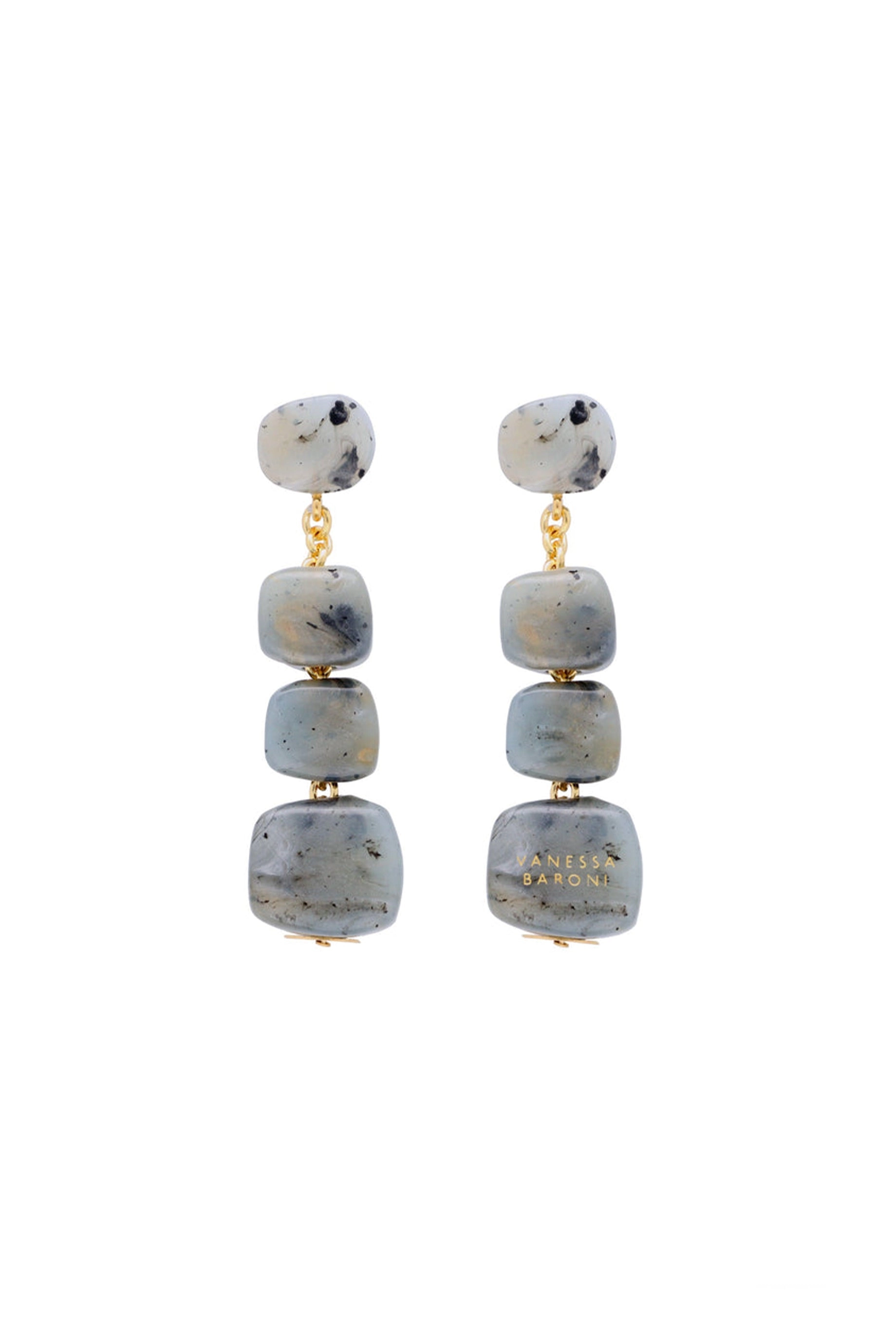Vanessa Baroni Shaped Earring - Ink