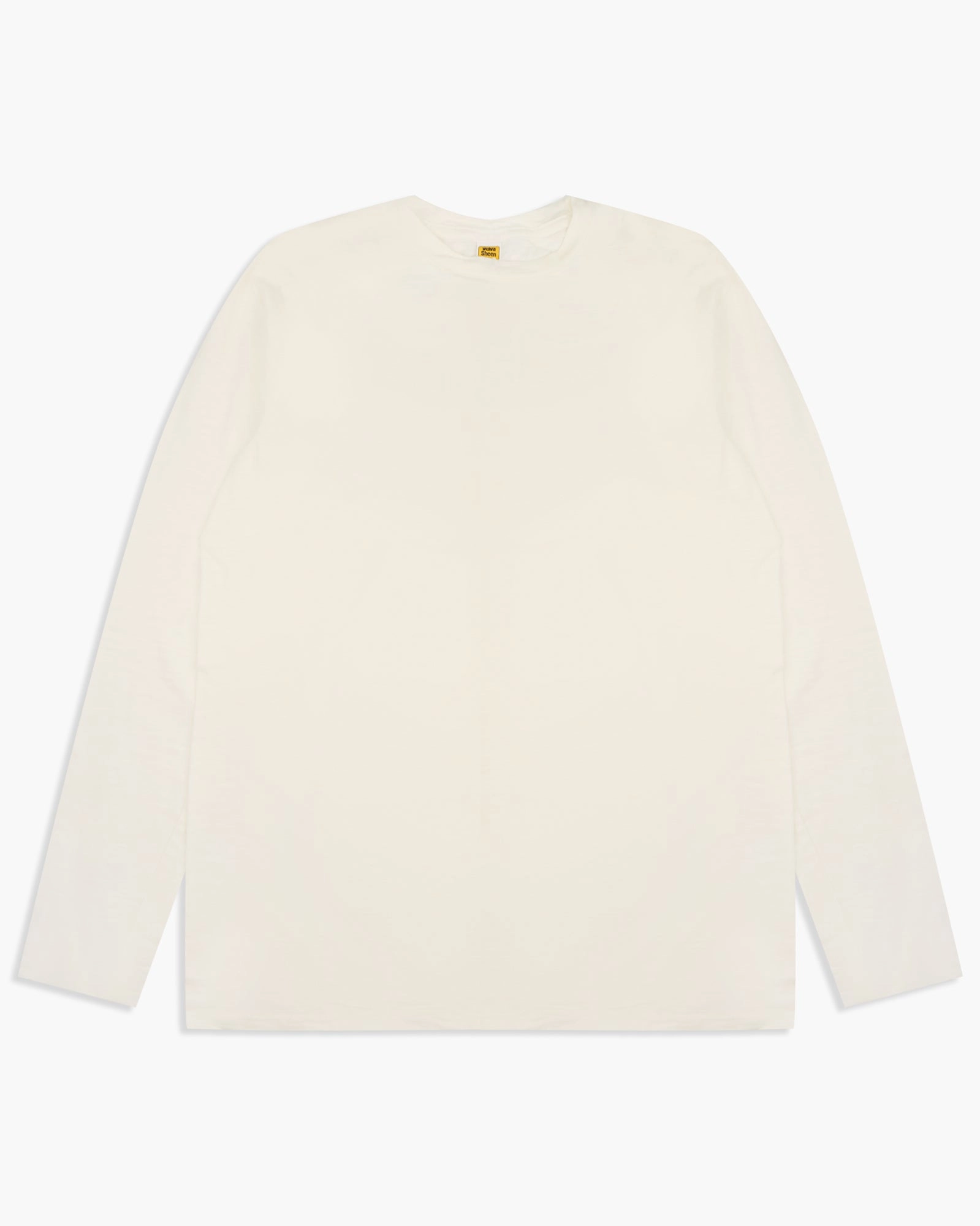 Velva Sheen Rolled L/S Regular Tee - White